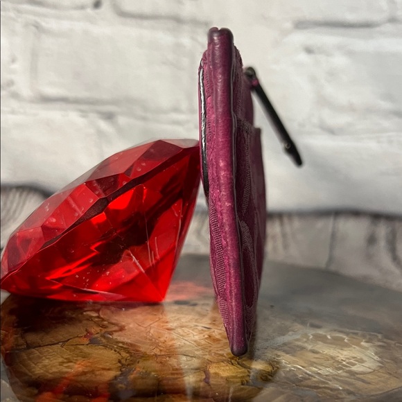 * Coach Fuchsia Coin Wallet - Picture 5 of 8